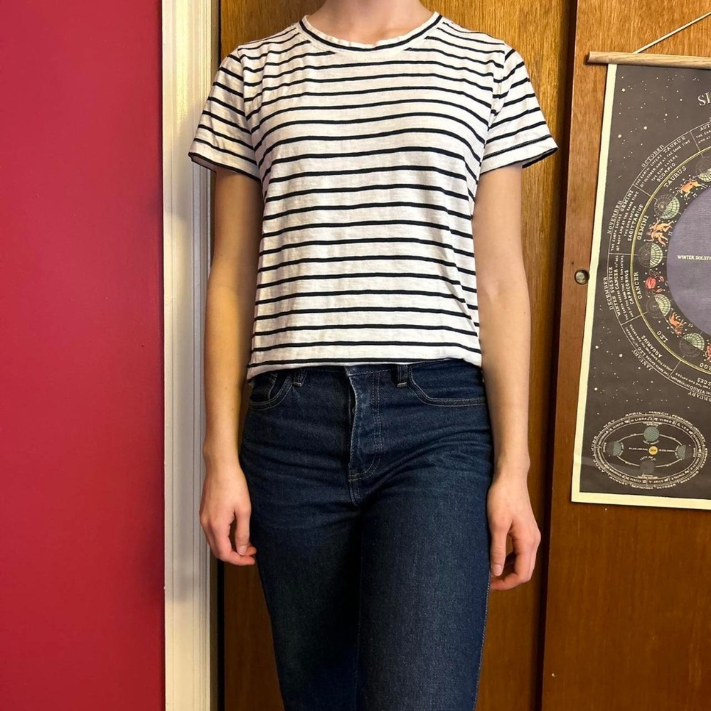 Black and White T-Shirt - J.Crew